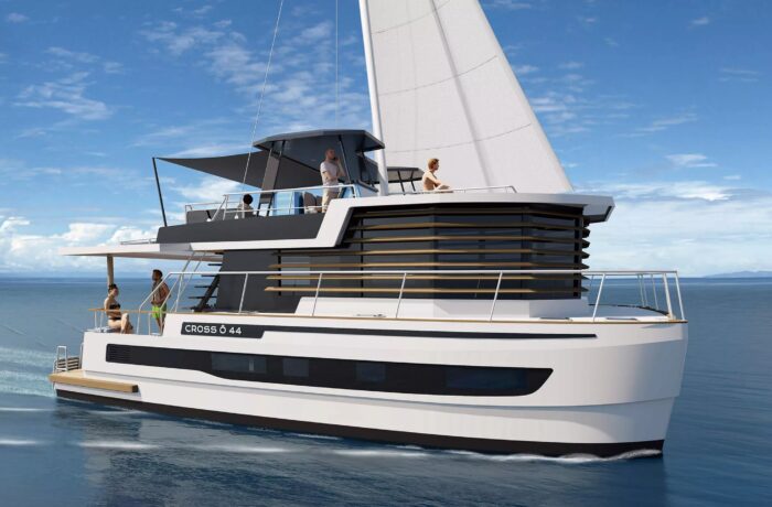cross o 44 bateau kayflo vue mer